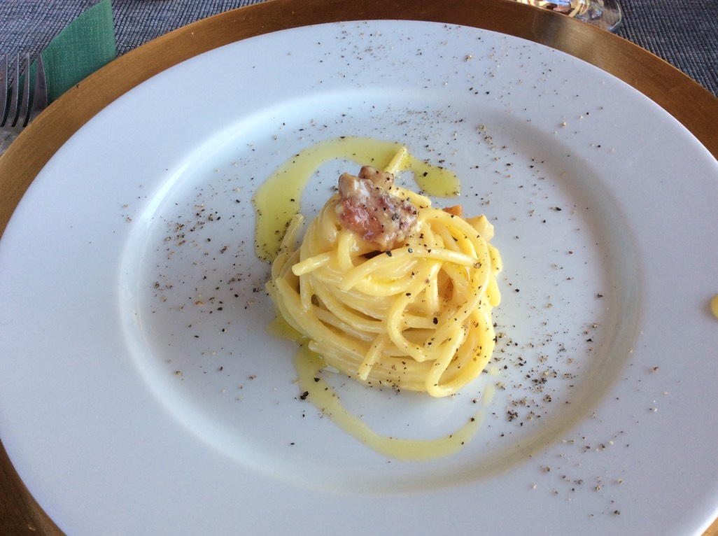 Italian cookery vacations carbonara
