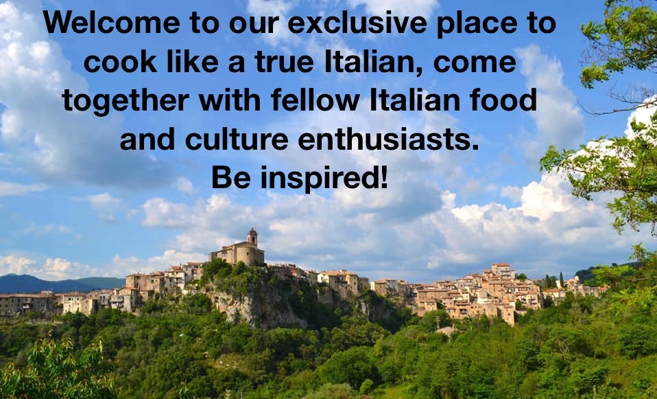 Online Italian cooking membership and LIVE cooking classes