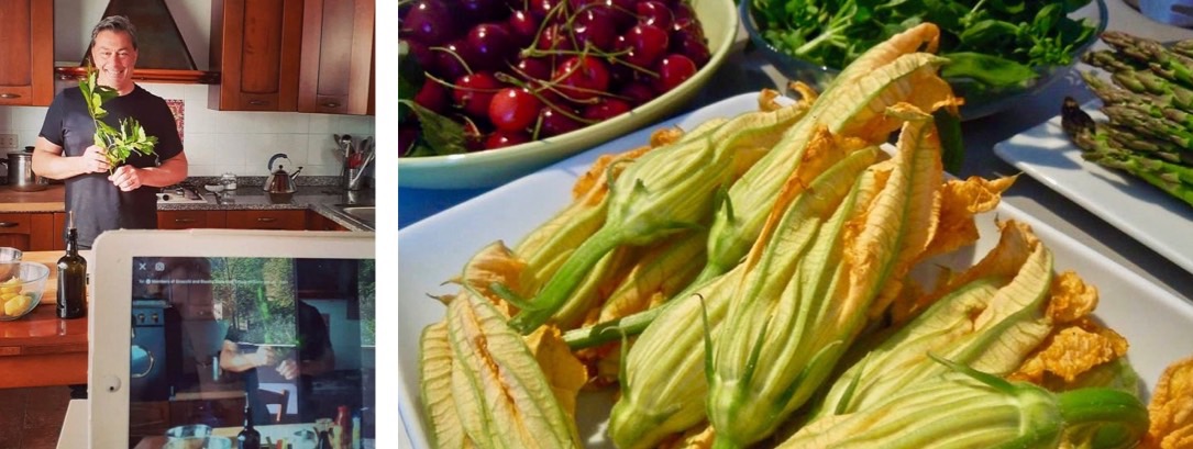 Online Italian cooking party