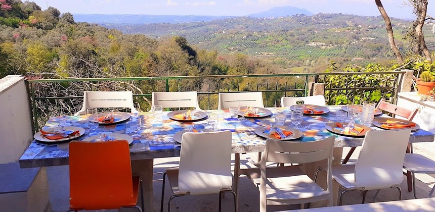 Rome cooking classes Kitchen view
